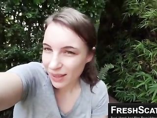 Gorgeous Teen With Amazing Ass Shits Outdoors For Us Live On Webcam