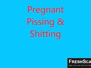 Watch Two Hot Pregnant Girls Pissing And Shitting Big Turds On Webcam