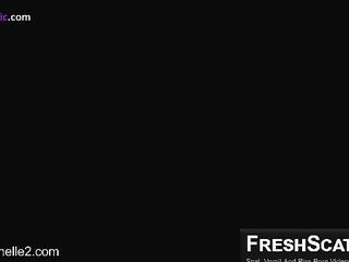 Cute Brunette Forced To Shit On Plate And Smell It