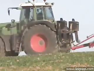 Girl With Nice Thick Ass Takes A Dump Outside At A Farm