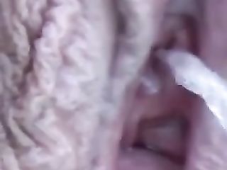 MILF With Nice Tits Has A Ruined Pussy She Pisses Into The Pool With