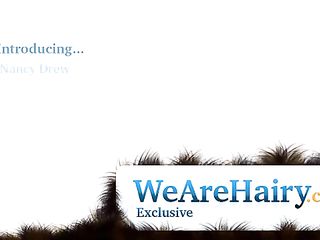 Cute Dark Haired Babe Shows Off Hairy Bush And Hairy Armpits Before Masturbating