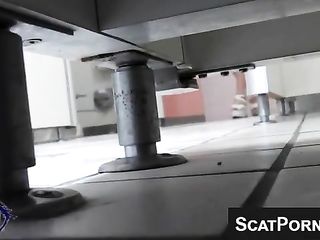 Hot Voyeur Scat On Asian Girl Pooping While Squatting In Public