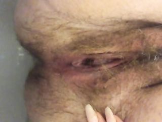 Girl With Big Hairy Pussy Shits Into The Toilet