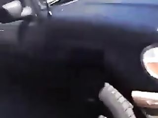 BBW Mom Caught Taking A Shit Behind The Truck