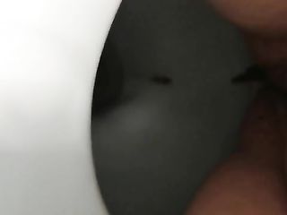 BBW Shitting Into Toilet Closeup