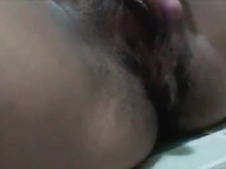 Very huge clit and hairy cunt mature lady pissing