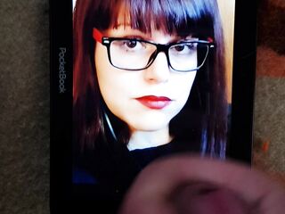 Cumming on Kamelia Meteva's face