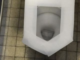 Guy Shitting At Work With Nice Hairy Ass